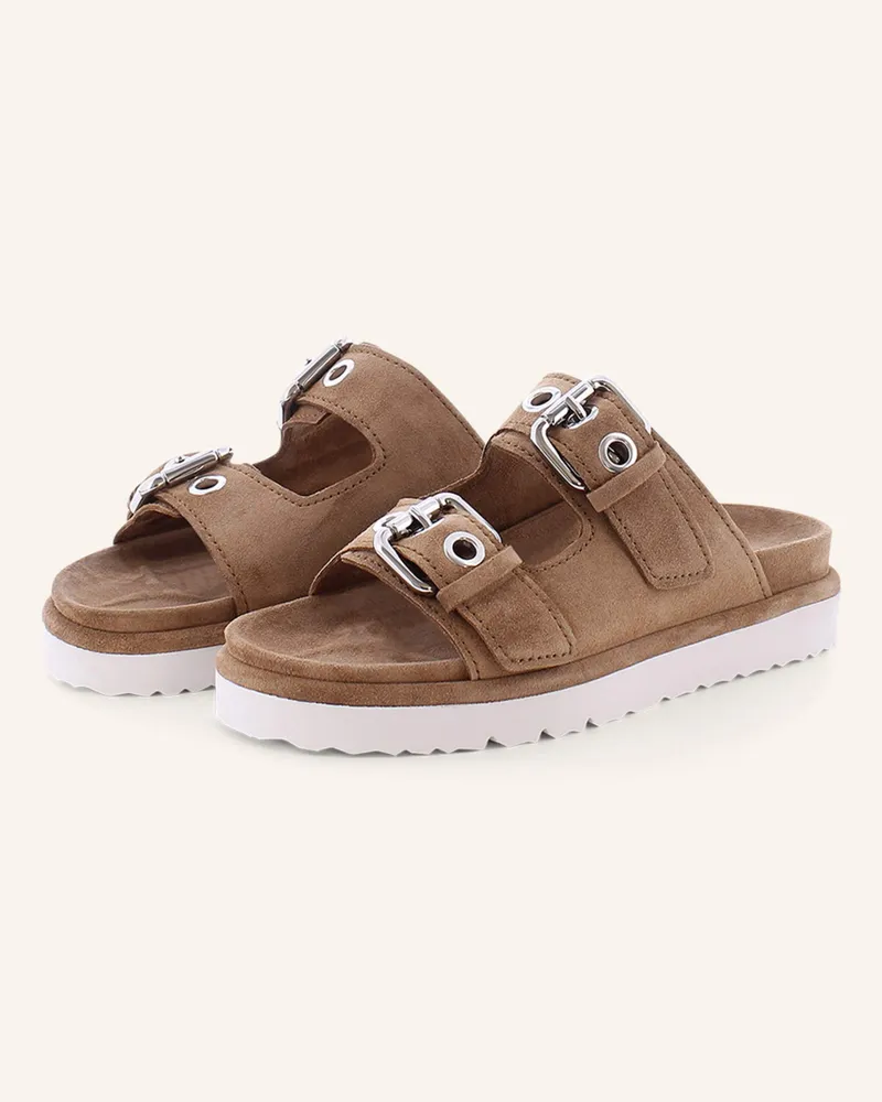 Kennel & Schmenger Pantolette Yoko braun Cognac