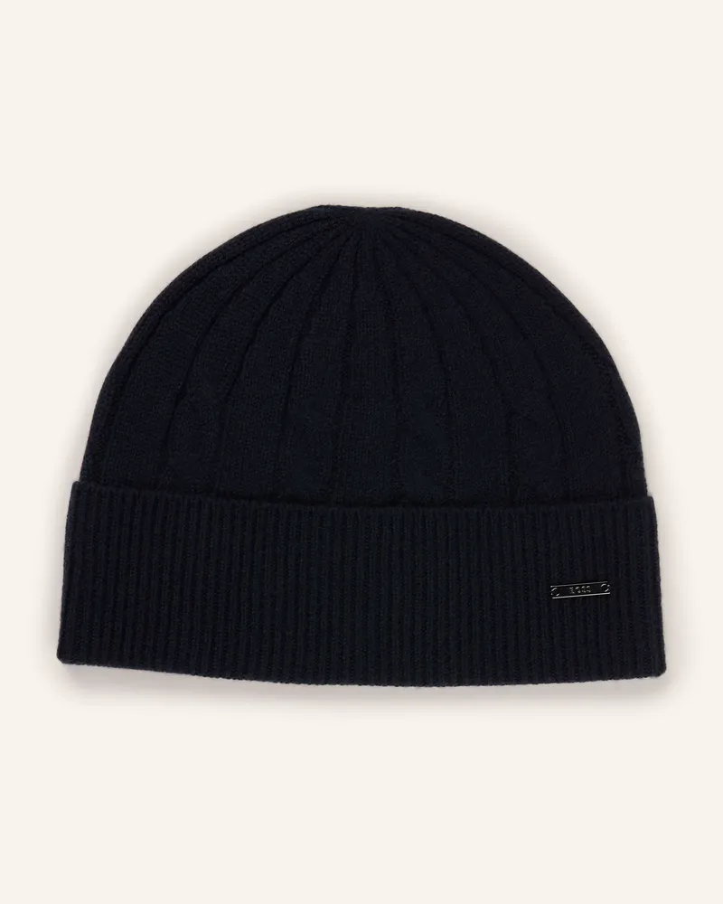 HUGO BOSS Mütze Furbo blau Dunkelblau