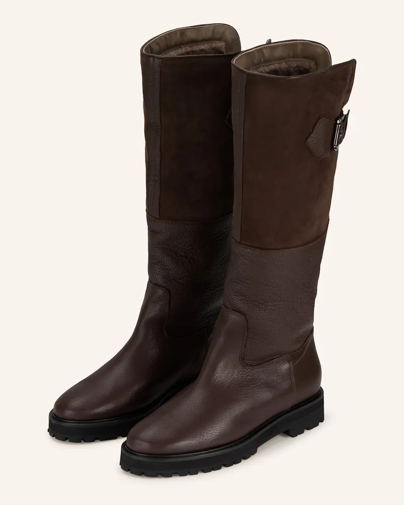 Viamercanti Stiefel braun Dunkelbraun