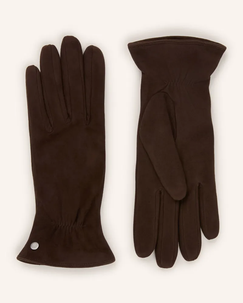 Roeckl Handschuhe Strassburg braun Dunkelbraun