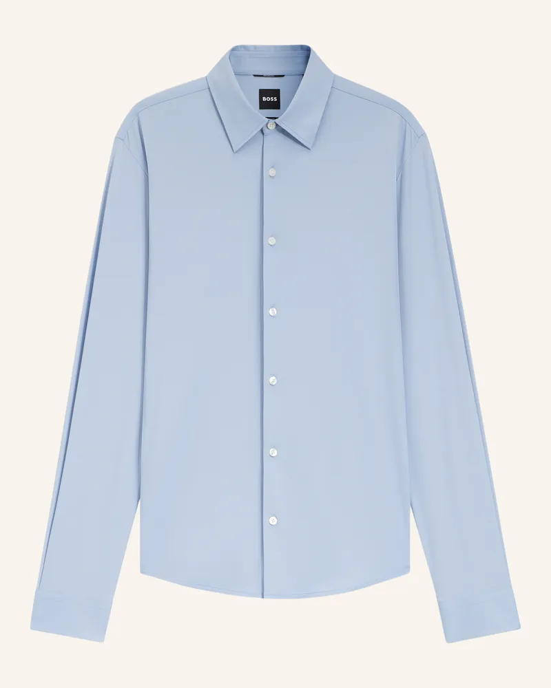 HUGO BOSS Casual Hemd P-Roan-K-F-261 Slim Fit blau Hellblau