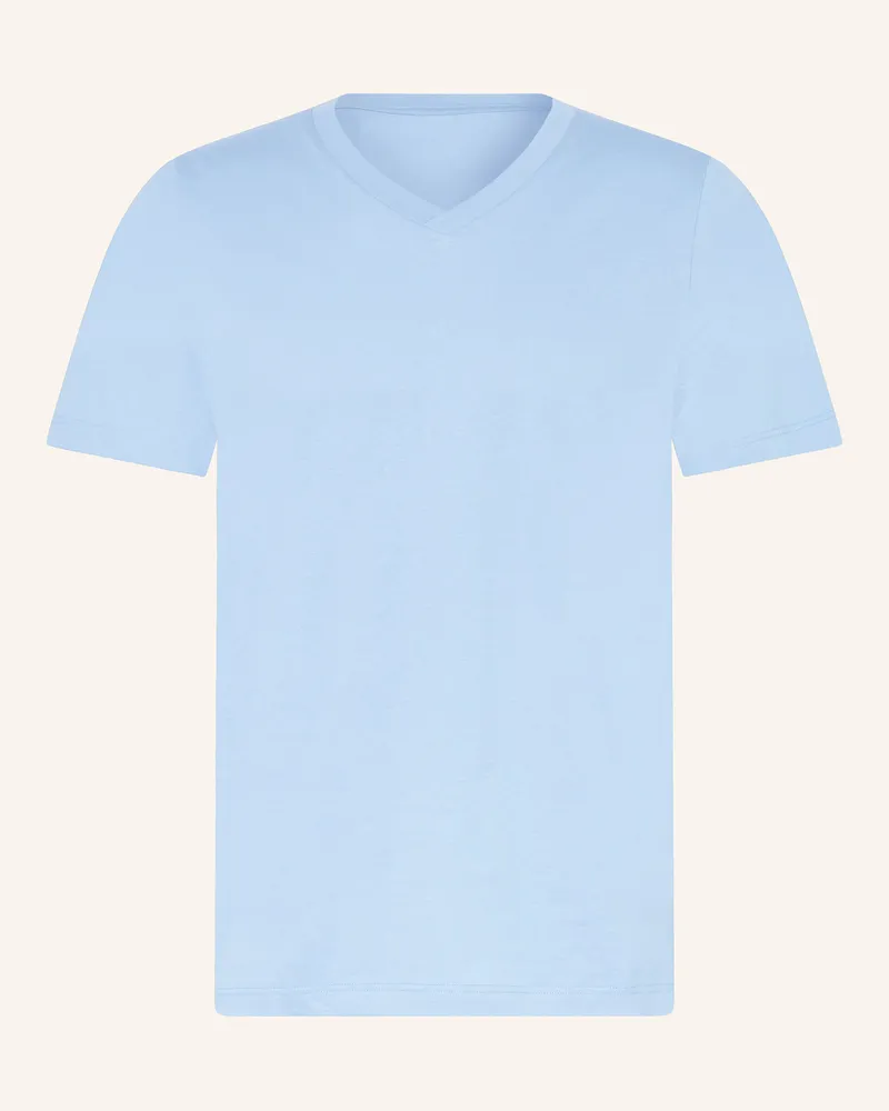Schiesser Schlafshirt MIX+RELAX Hellblau