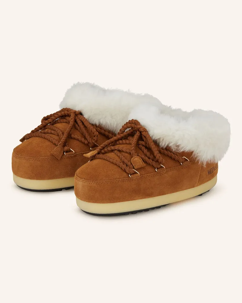 Moon Boot Moon Boots EVX MULE SUEDE Cognac