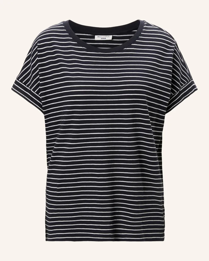 Marc O'Polo T-Shirt blau Dunkelblau