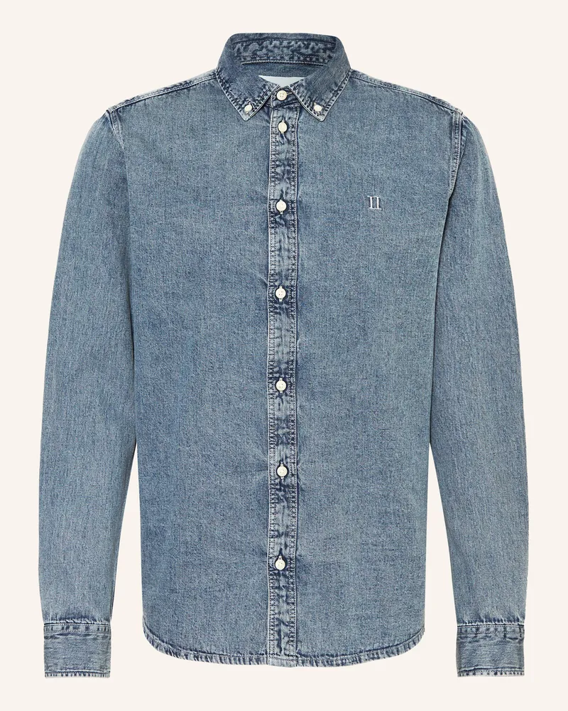 LES DEUX Jeanshemd KONRAD Comfort Fit Blau