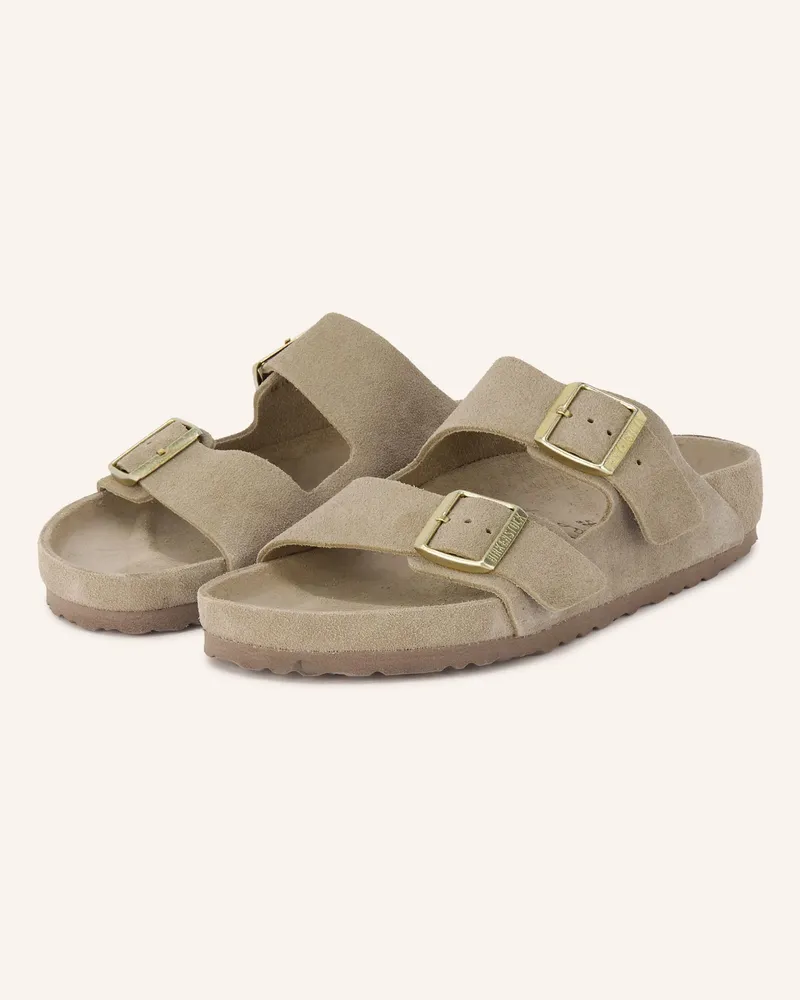 Birkenstock Pantoletten Arizona beige Taupe