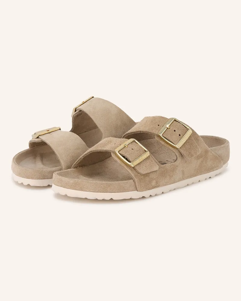 Birkenstock Pantoletten Arizona beige Taupe
