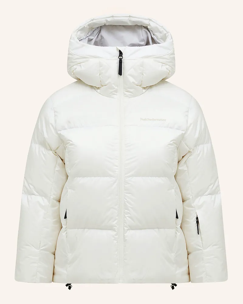 Peak Performance Daunen-Skijacke Glissade weiss Ecru