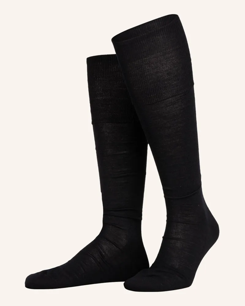 Falke Kniestrümpfe Luxury No. 6 schwarz 3000
