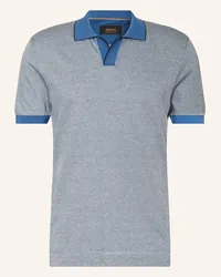 HUGO BOSS Jersey-Poloshirt PARSON Blau