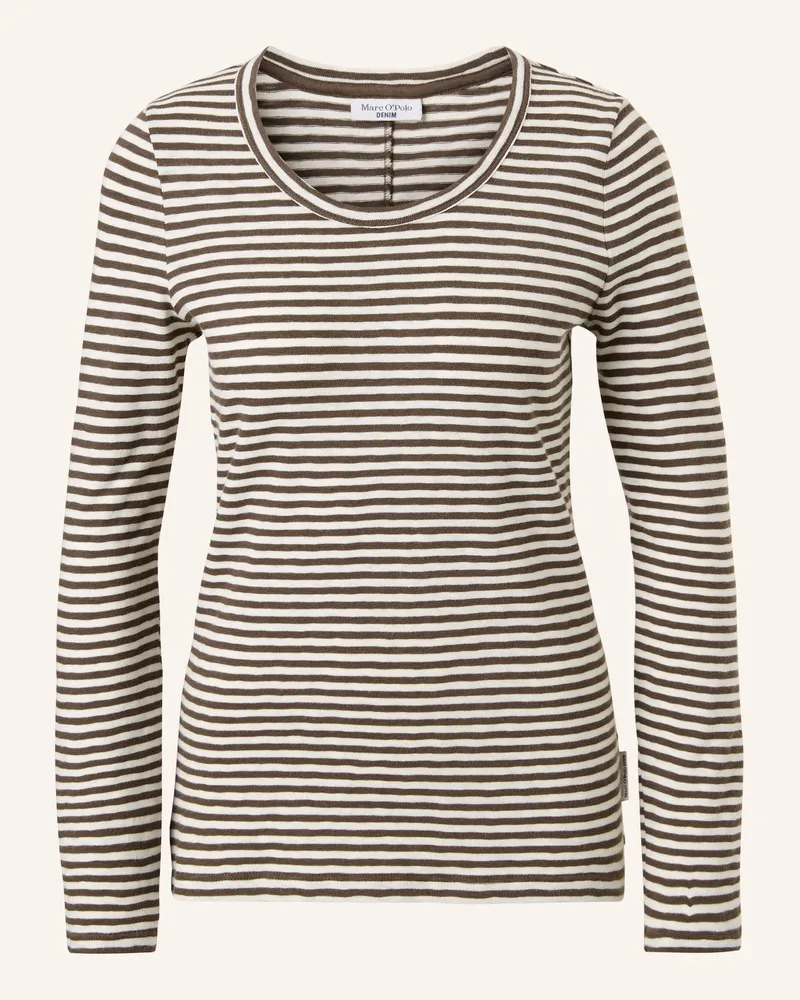 Marc O'Polo Longsleeve braun Dunkelbraun