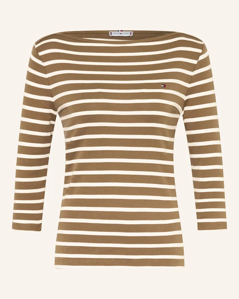 Tommy Hilfiger Shirt mit 3/4-Arm Oliv