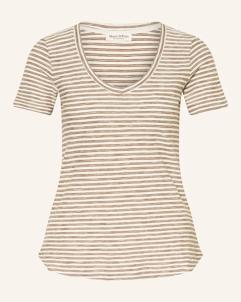 Marc O'Polo Strickshirt Braun