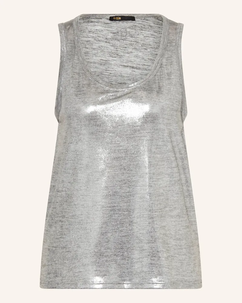 Maje Top silber Silber