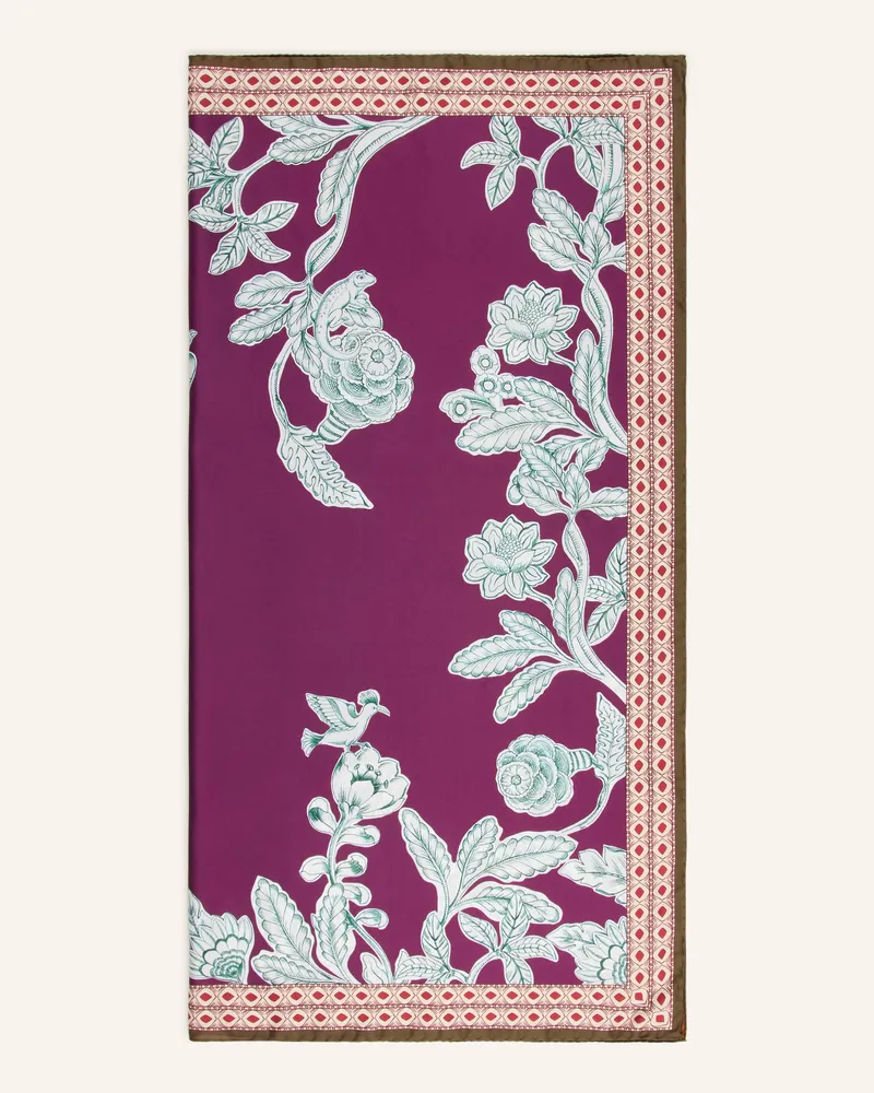 Barbieri Seidentuch Dunkelrot