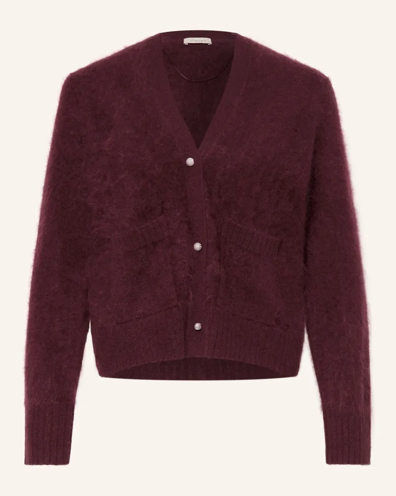 lilienfels Strickjacke Aus Cashmere rot Dunkelrot