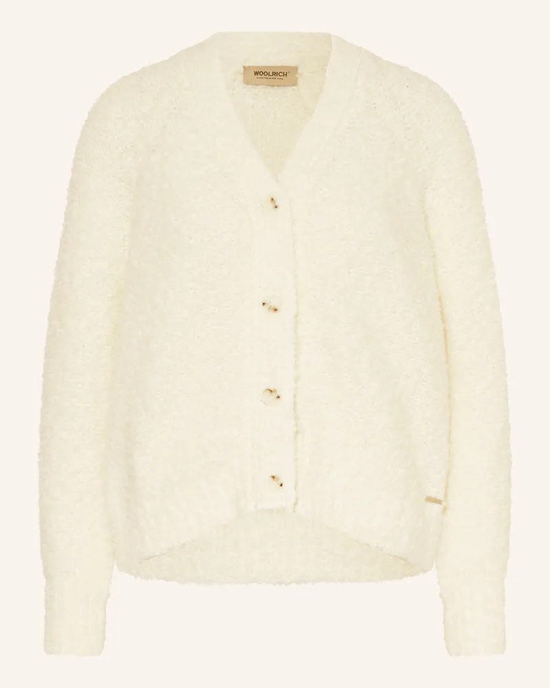 Woolrich Strickjacke weiss Ecru