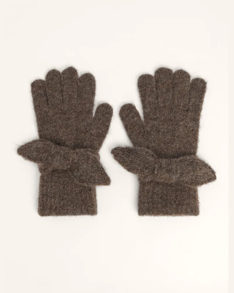 BIMBA Y LOLA Strickhandschuh braun Braun