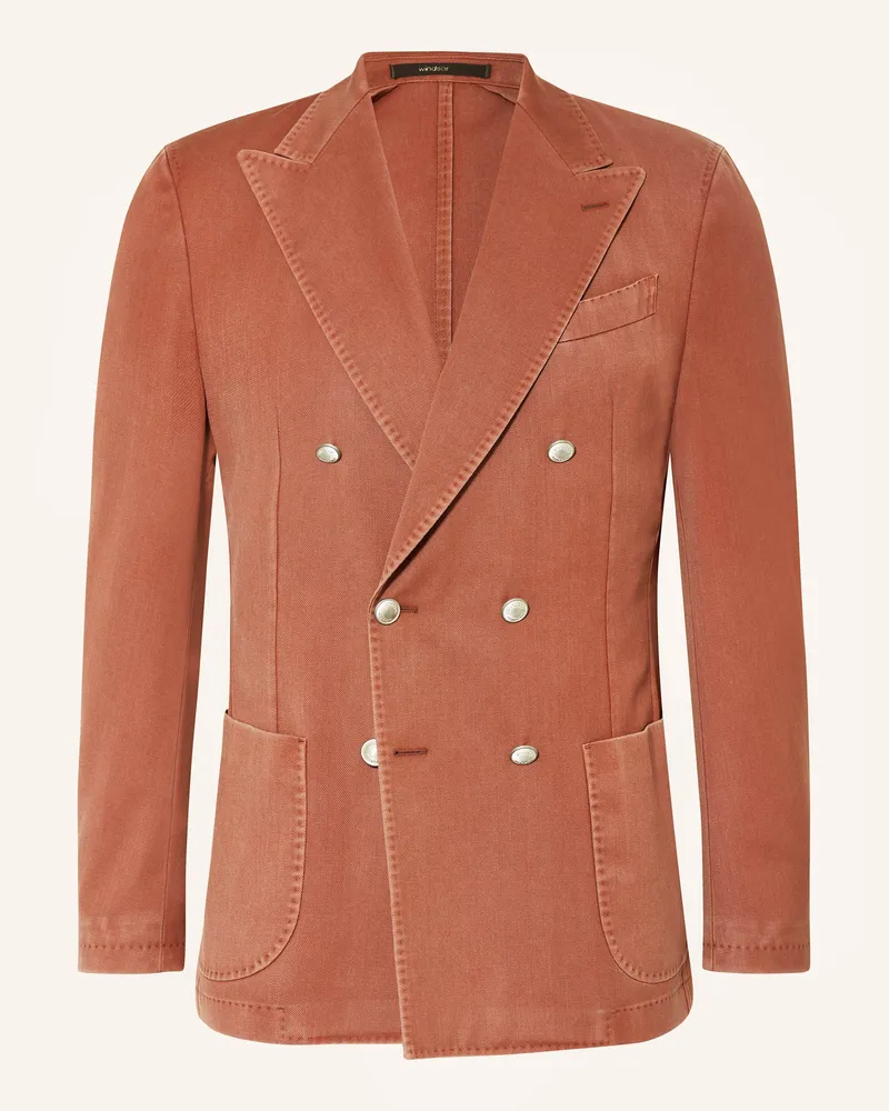windsor. Sakko SALIO Shaped Fit Dunkelorange
