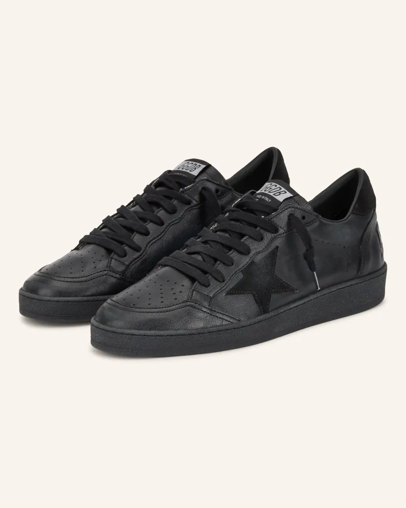 Golden Goose Sneaker Ball Star schwarz Schwarz