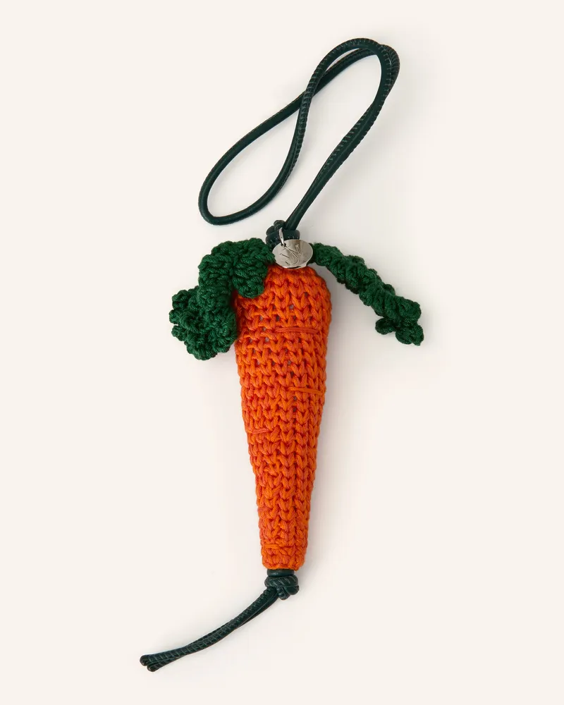 J.W.Anderson Taschenanhänger orange Orange