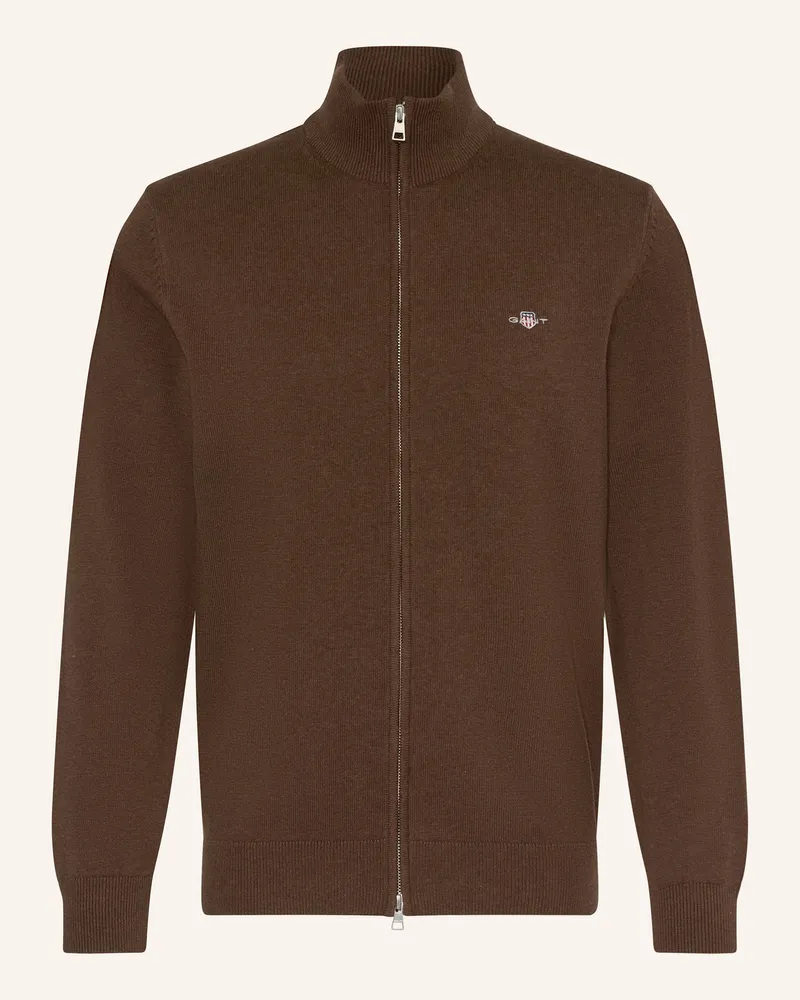 Gant Strickjacke braun Dunkelbraun