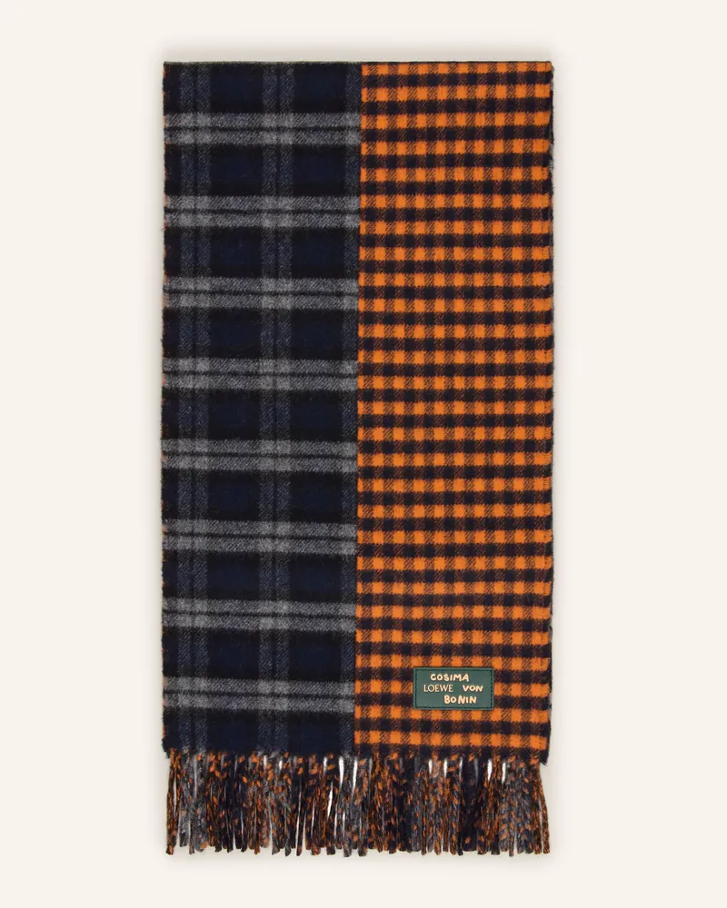Loewe Schal blau Dunkelblau