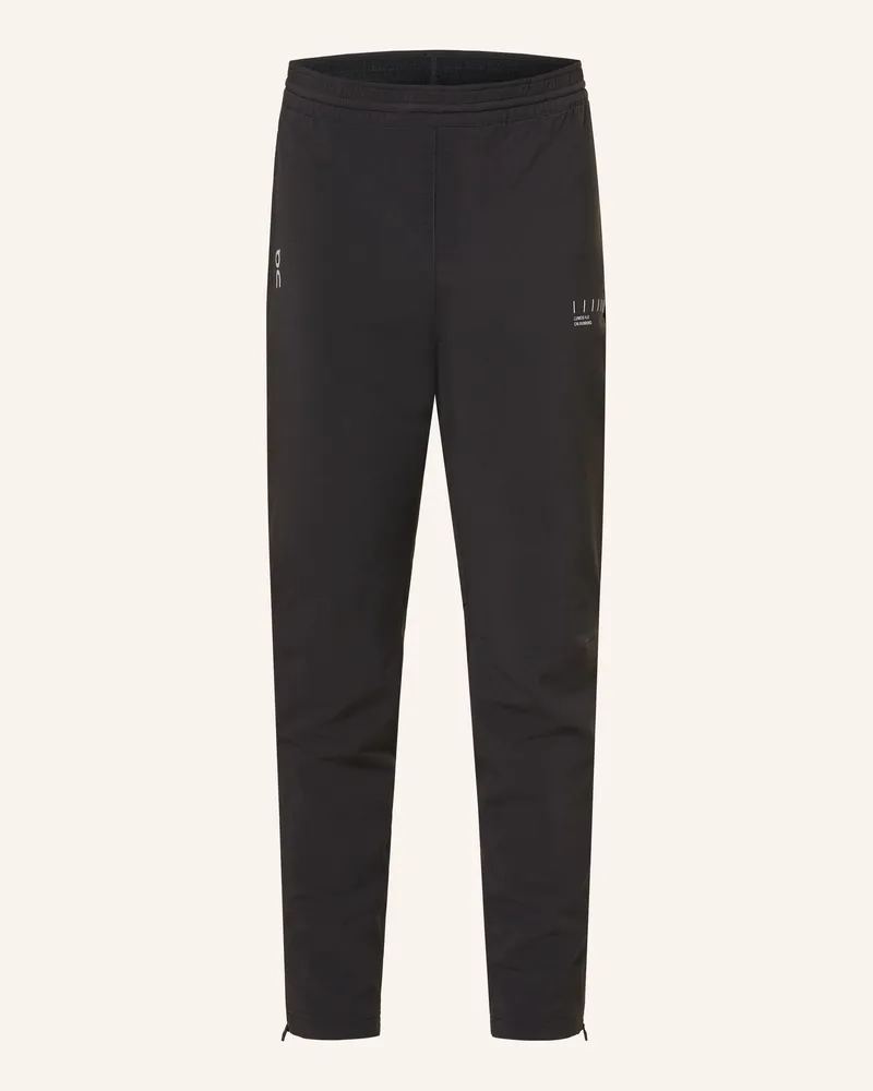 ON Laufhose WEATHER LUMOS Schwarz
