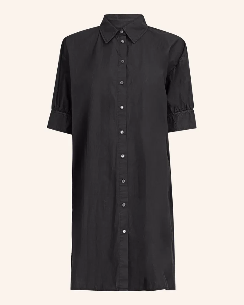 True Religion Hemdblusenkleid Schwarz