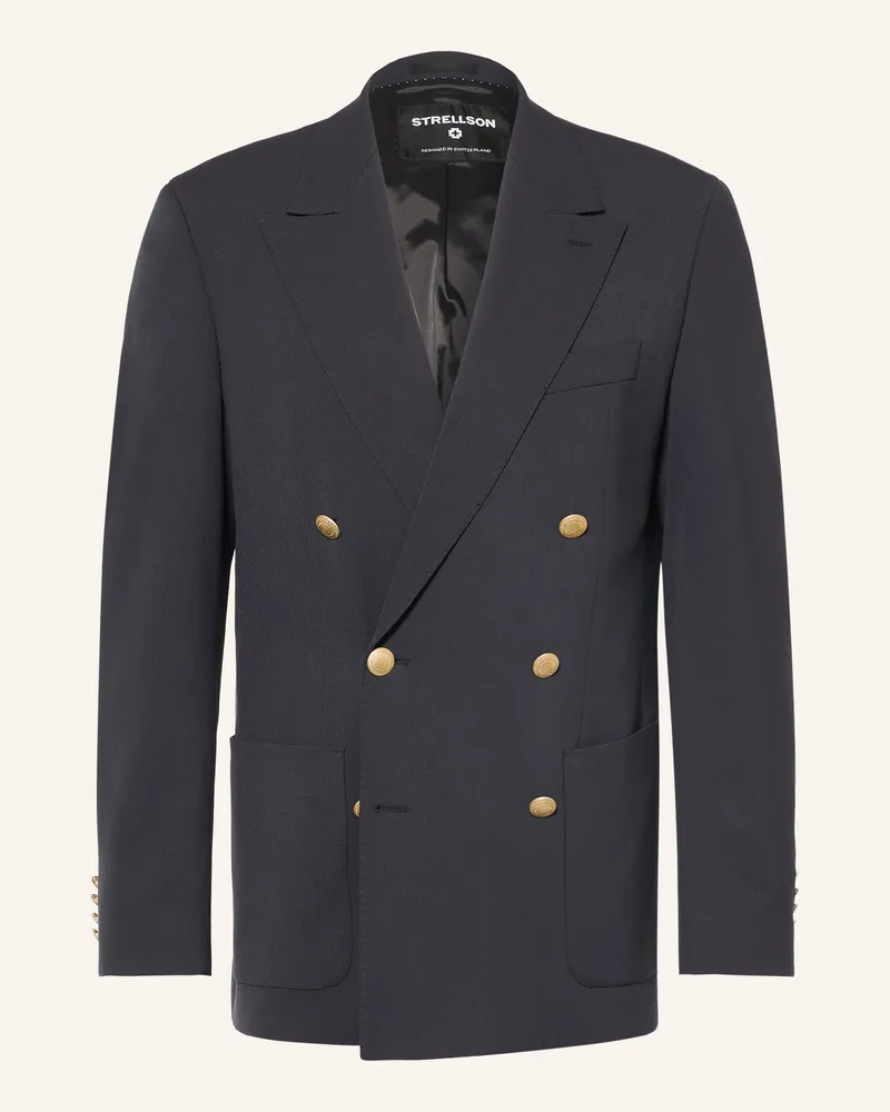 Strellson Sakko Ashton Slim Fit blau Dunkelblau