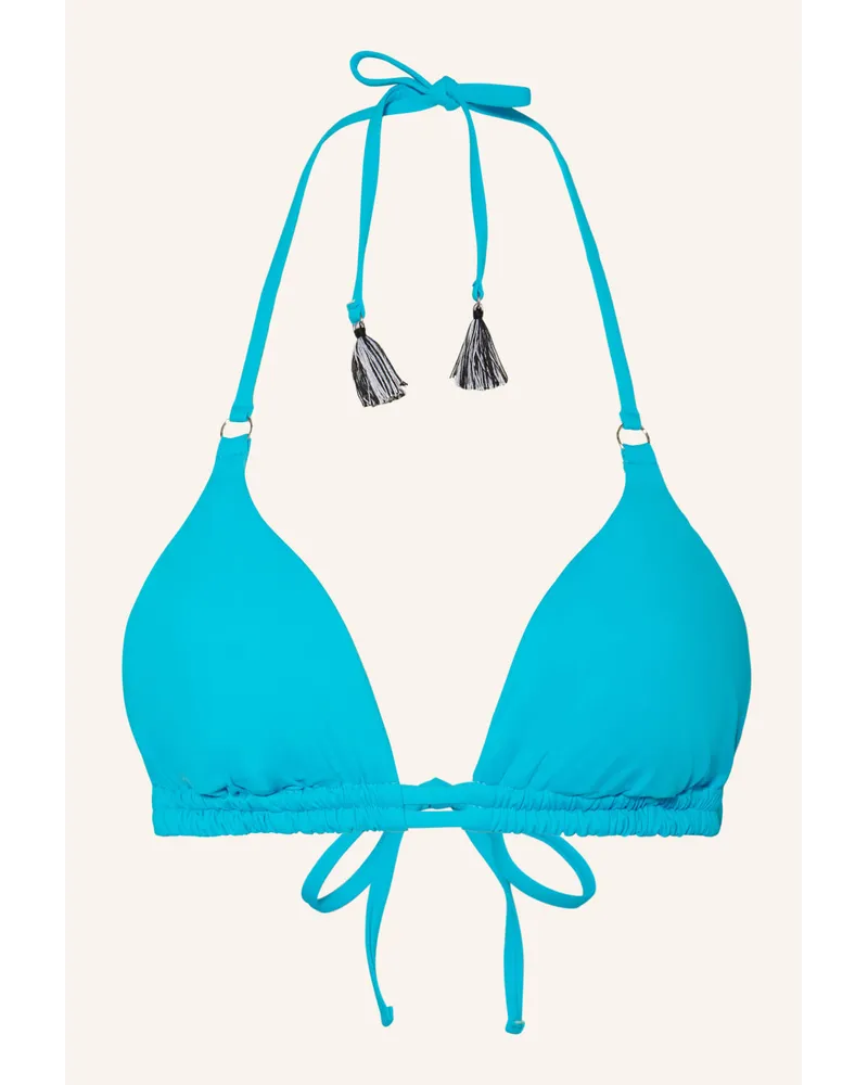 Cyell Triangel-Bikini-Top AQUA Blau