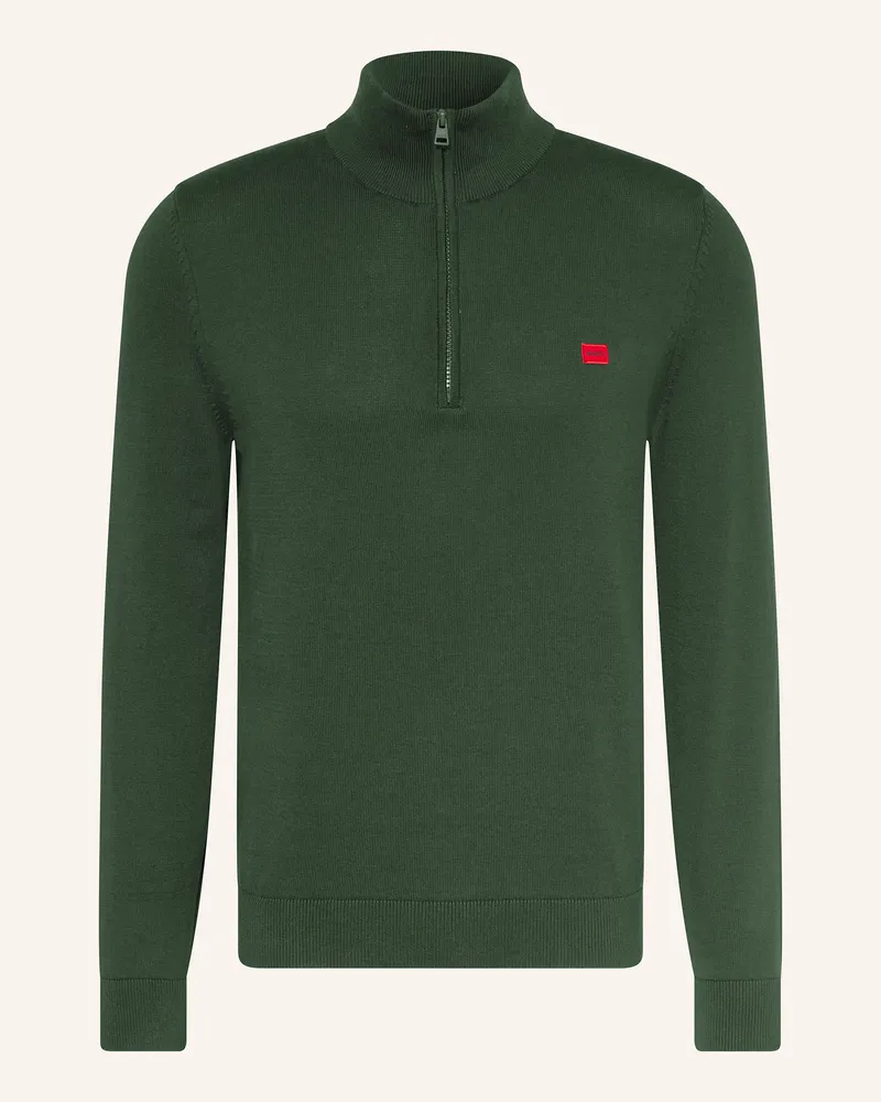 HUGO BOSS Troyer San Quintus gruen Dunkelgrün