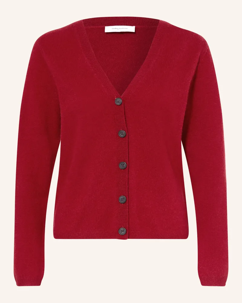 Darling Harbour Strickjacke Aus Cashmere rot Brick