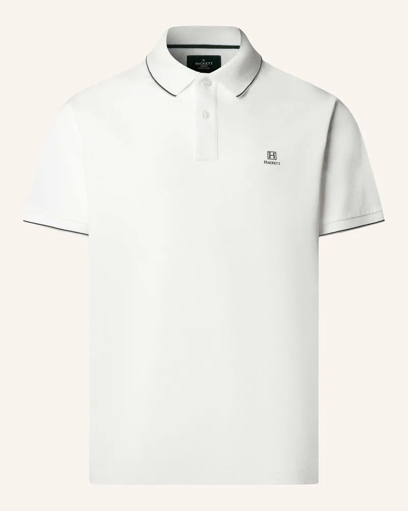 Hackett Poloshirt Heritage H Tipped Polo weiss Creme