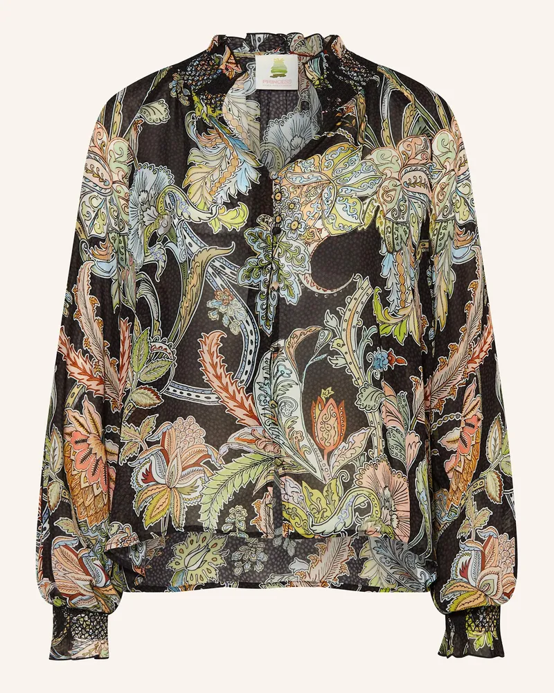 Princess goes Hollywood Bluse mit Rüschen Schwarz