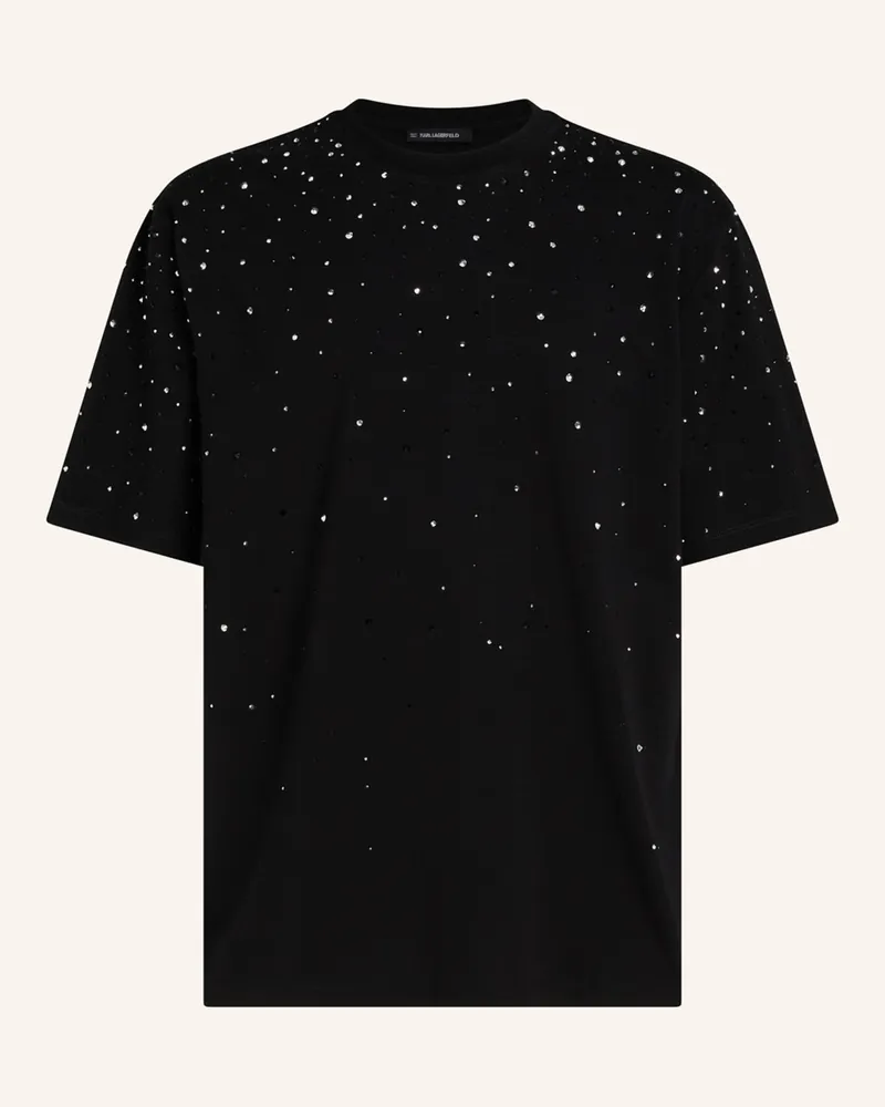Karl Lagerfeld T-Shirt schwarz Schwarz