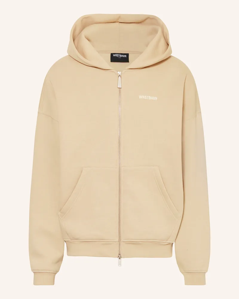 WRSTBHVR Sweatjacke DIAGO Hellbraun