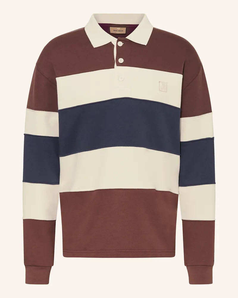 Mos Mosh Rugbyshirt Mmggraham braun Dunkelbraun