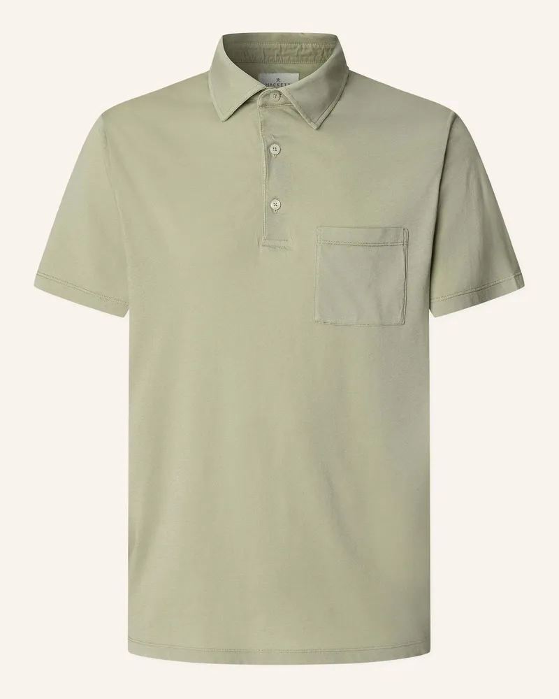 Hackett Poloshirt GMD POCKET JSY SS Grün