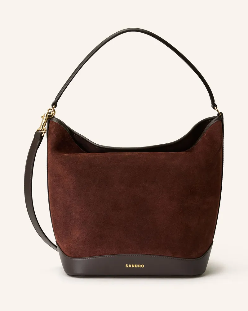 Sandro Handtasche Dunkelbraun