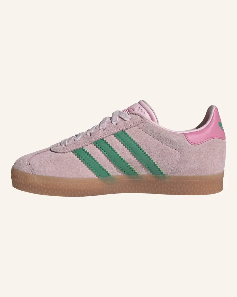 adidas Gazelle Comfort Closure Elastic Lace Kids Schuh pink Rosa