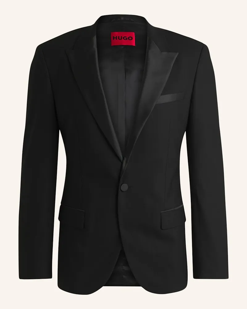 HUGO BOSS Blazer HENRY244E1X Slim Fit Schwarz