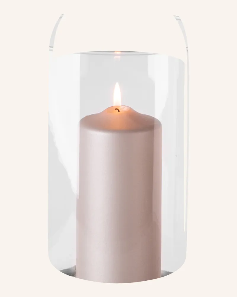 Fink Windlicht Mit Glas Lonida silber Silber