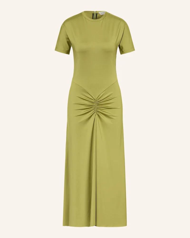 Victoria Beckham Cocktailkleid Aus Jersey gruen Oliv