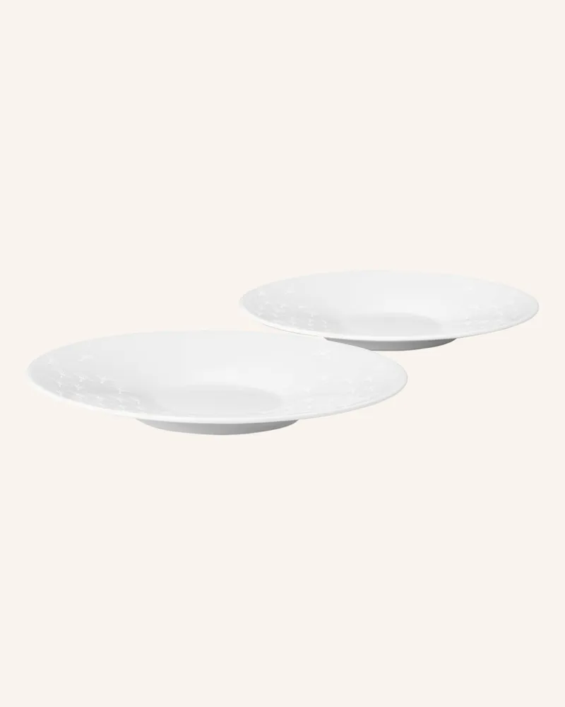 JOOP! Untertasse Faded Cornflower weiss Weiss