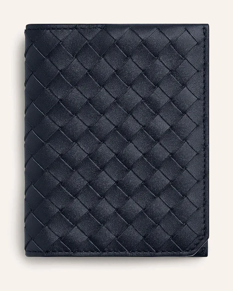 Bottega Veneta Geldbörse INTRECCIATO PICCOLO Blau
