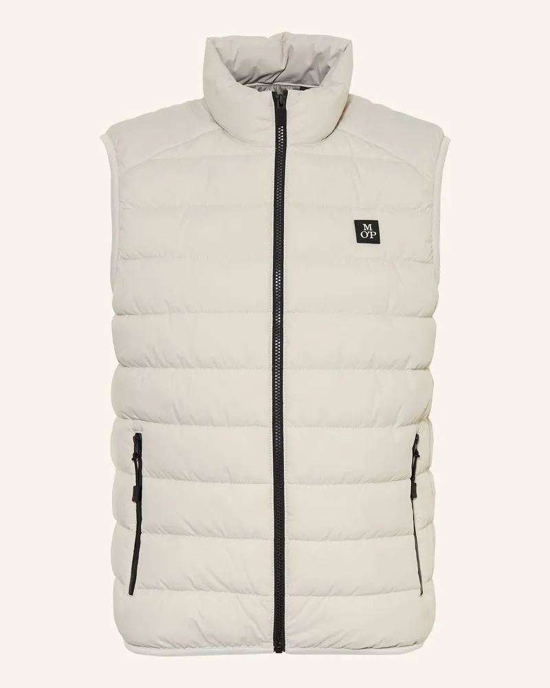 Marc O'Polo Steppweste beige Hellgrau