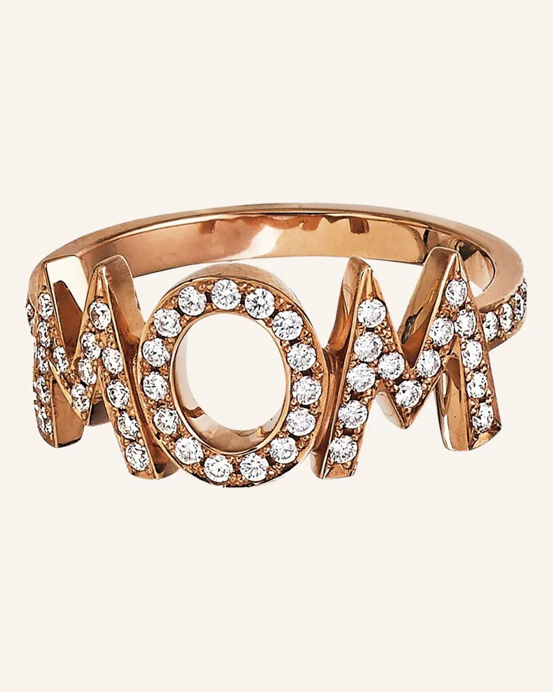 CADA Ring XL WOW Roségold