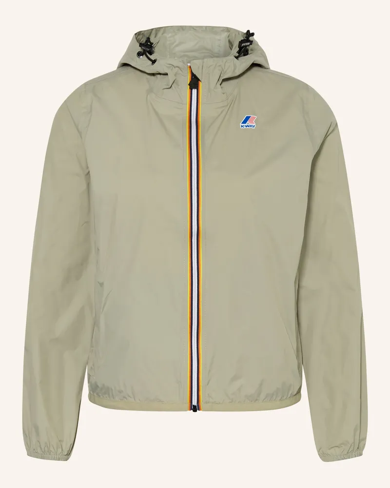 K-Way Regenjacke Le Vrai 4.0 Claudette gruen Oliv
