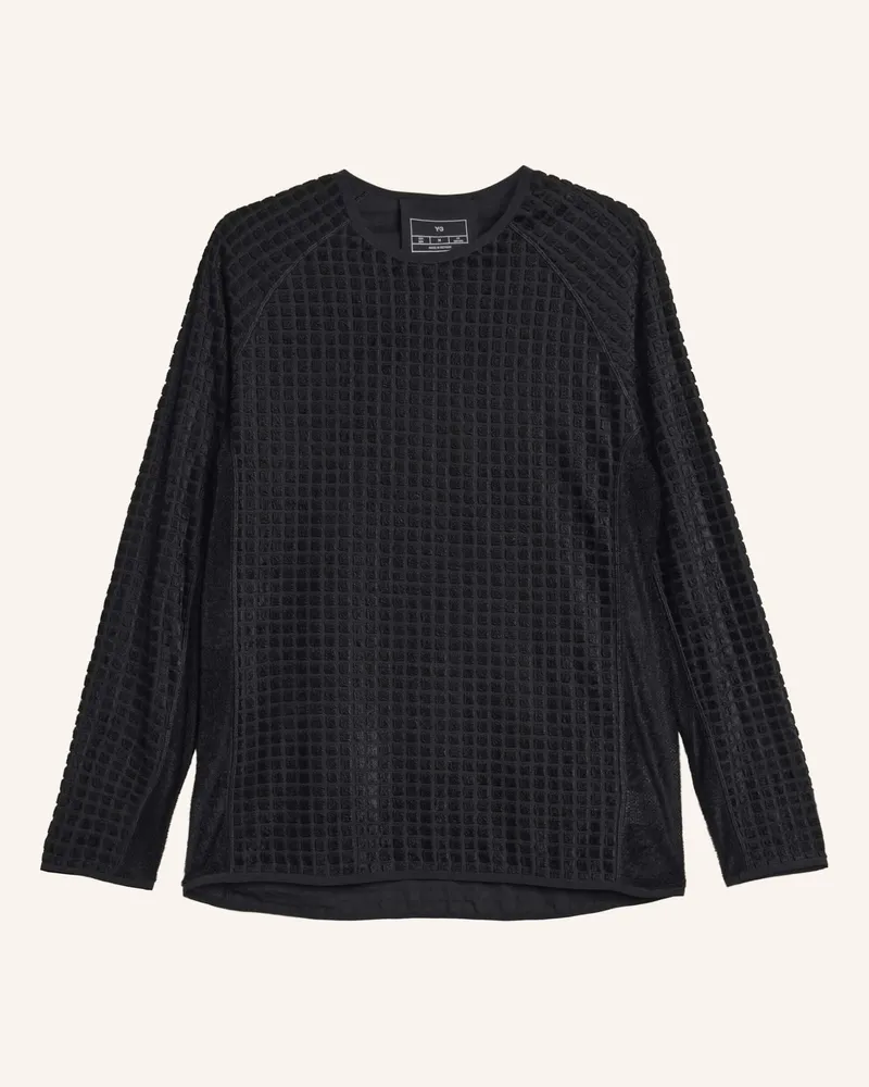 Y-3 Y-3 Running T-Shirt, Langärmelig, Wendedesign schwarz Schwarz